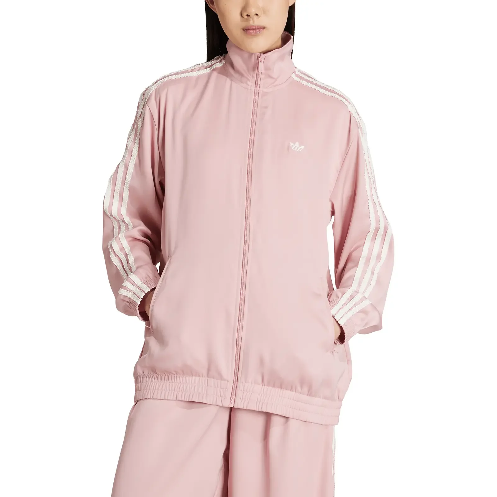 Sweatshirts adidas Satin Firebird Track Top Ruffle 3-Stripes