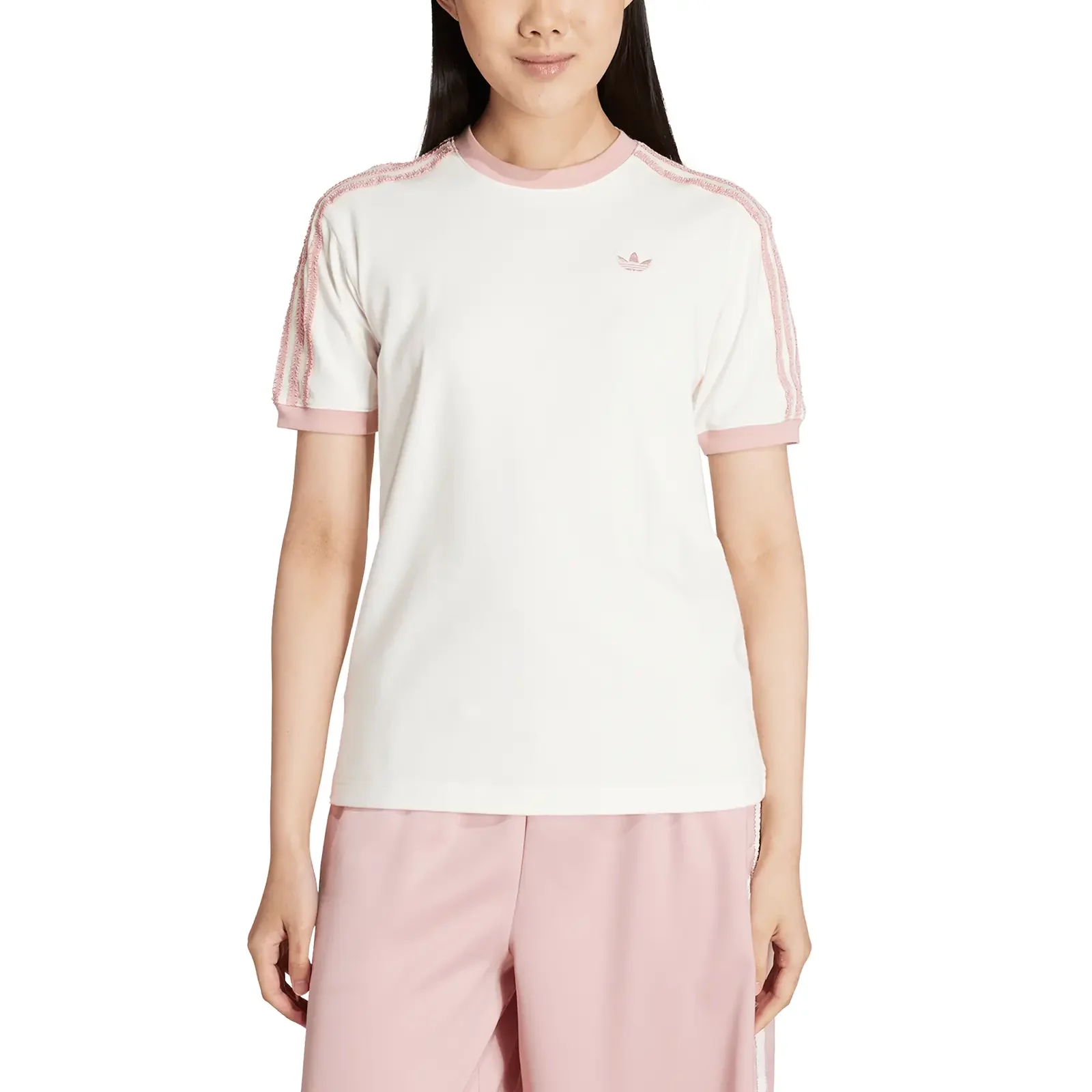 ★★送料無料★★adidas Originals★★Ruffle 3-Stripes T-Shirt adidas Ruffle 3-Stripes Tee W 'Off White' (KC8821) | WSS