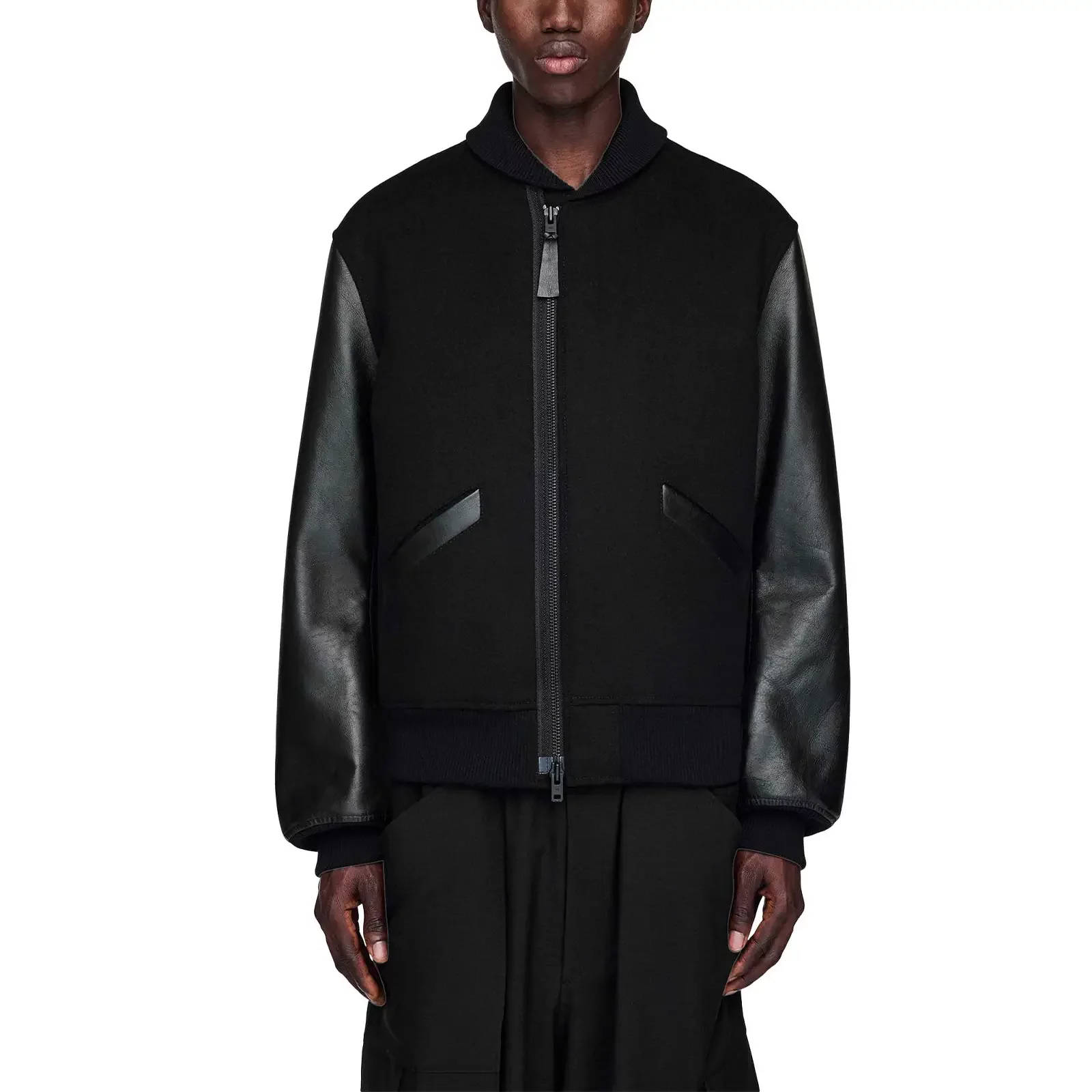 Jackets adidas Y-3 Letterman Jacket 'Black' (JX7338) | WSS