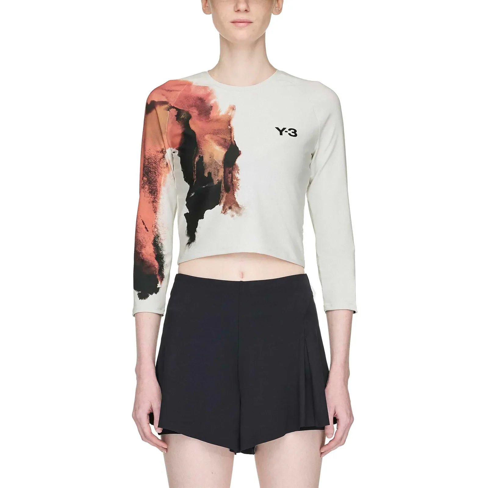 Long Sleeve Adidas Crop Top And Shorts Adidas Originals High Shine