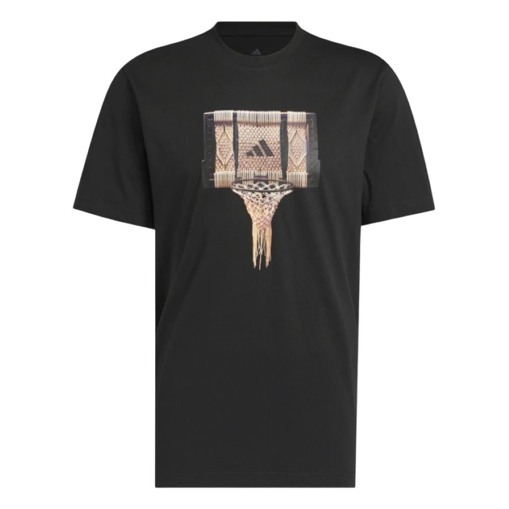 adidas Basketball Gallery Graphic T-shirt Black [JV8432]