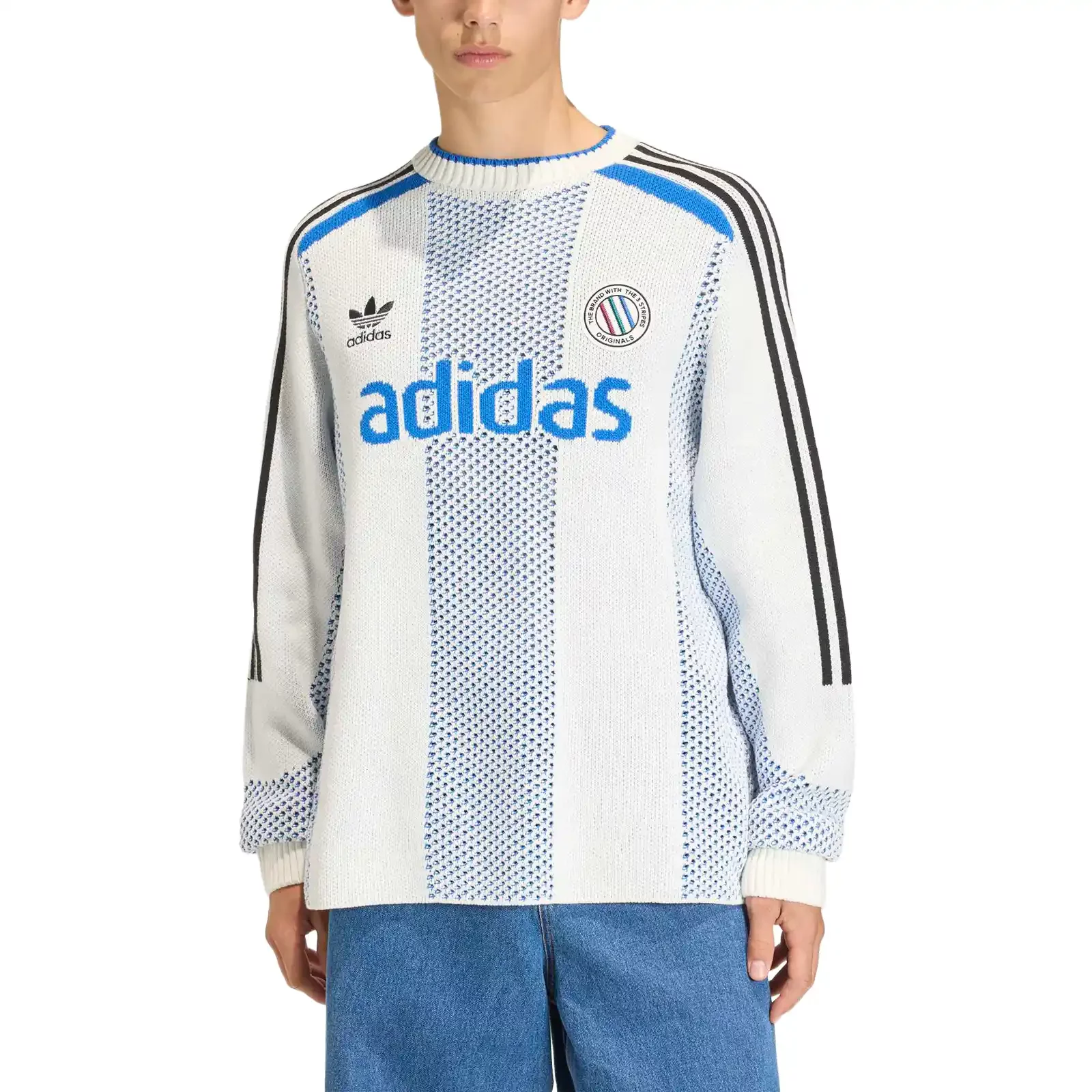 Fleeces and sweaters adidas Adicolor Blokecore Pullover 'White