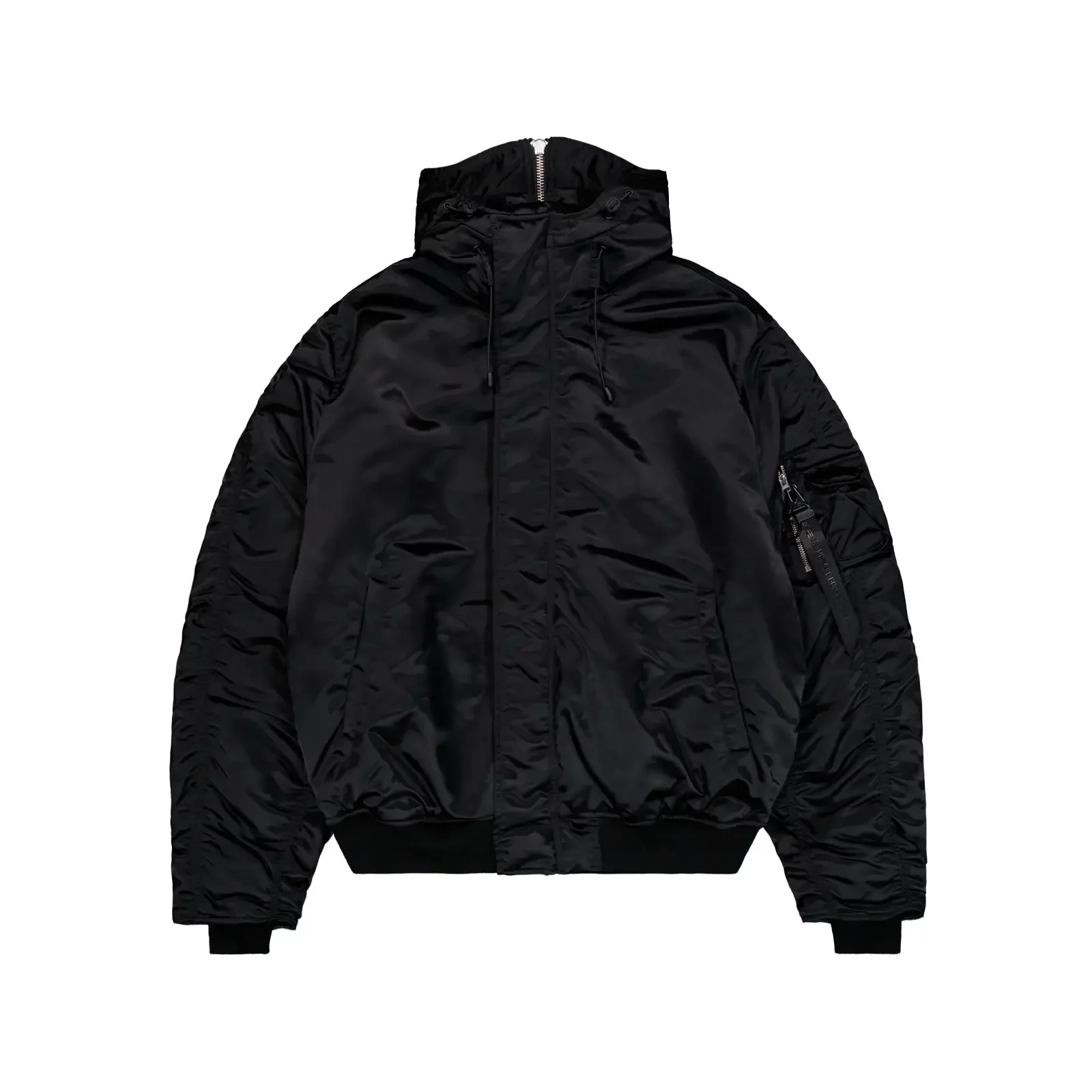 ALPHA alpha n-2b n2b jacket black 黒 美品 Nylon N-2B Jacket / Black – Front General Store