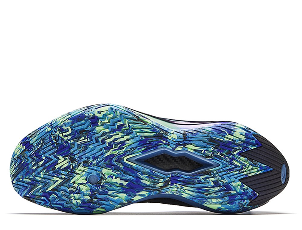 Anta Shock Wave 7.0 Shoes Black and Blue [812531126-1