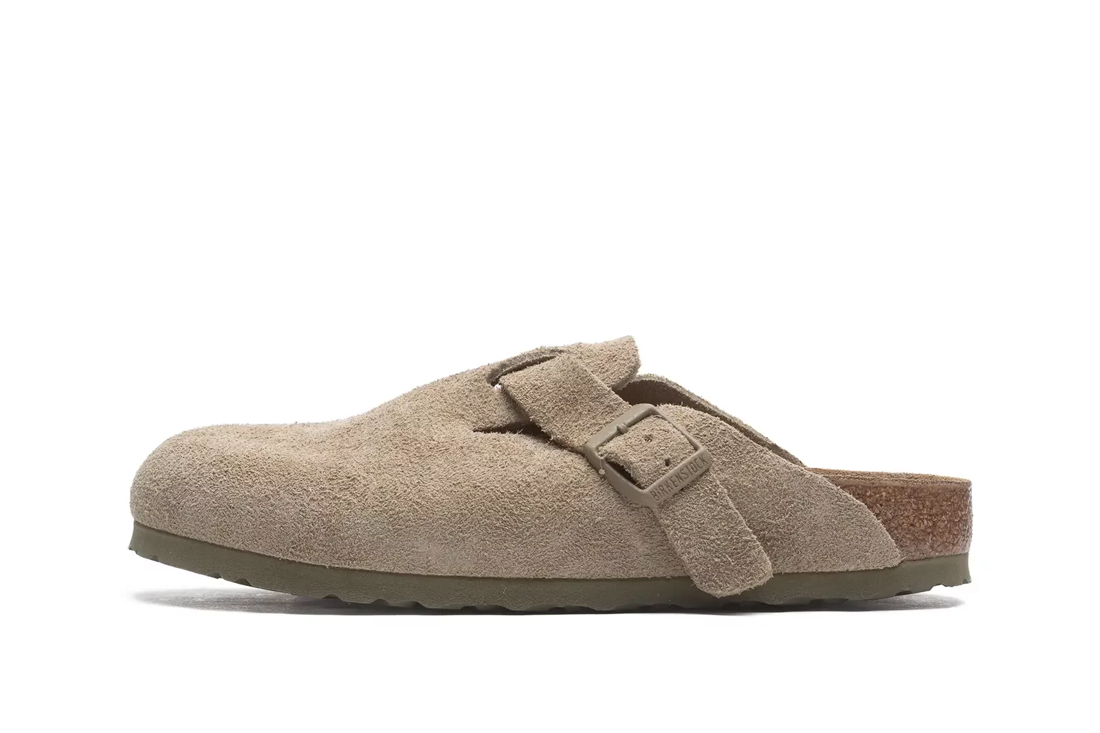 明*鉄様 BIRKENSTOCK Boston BS faded khaki 4 Klapki Birkenstock Boston BS Faded Khaki 1025788 w ButSklep.pl