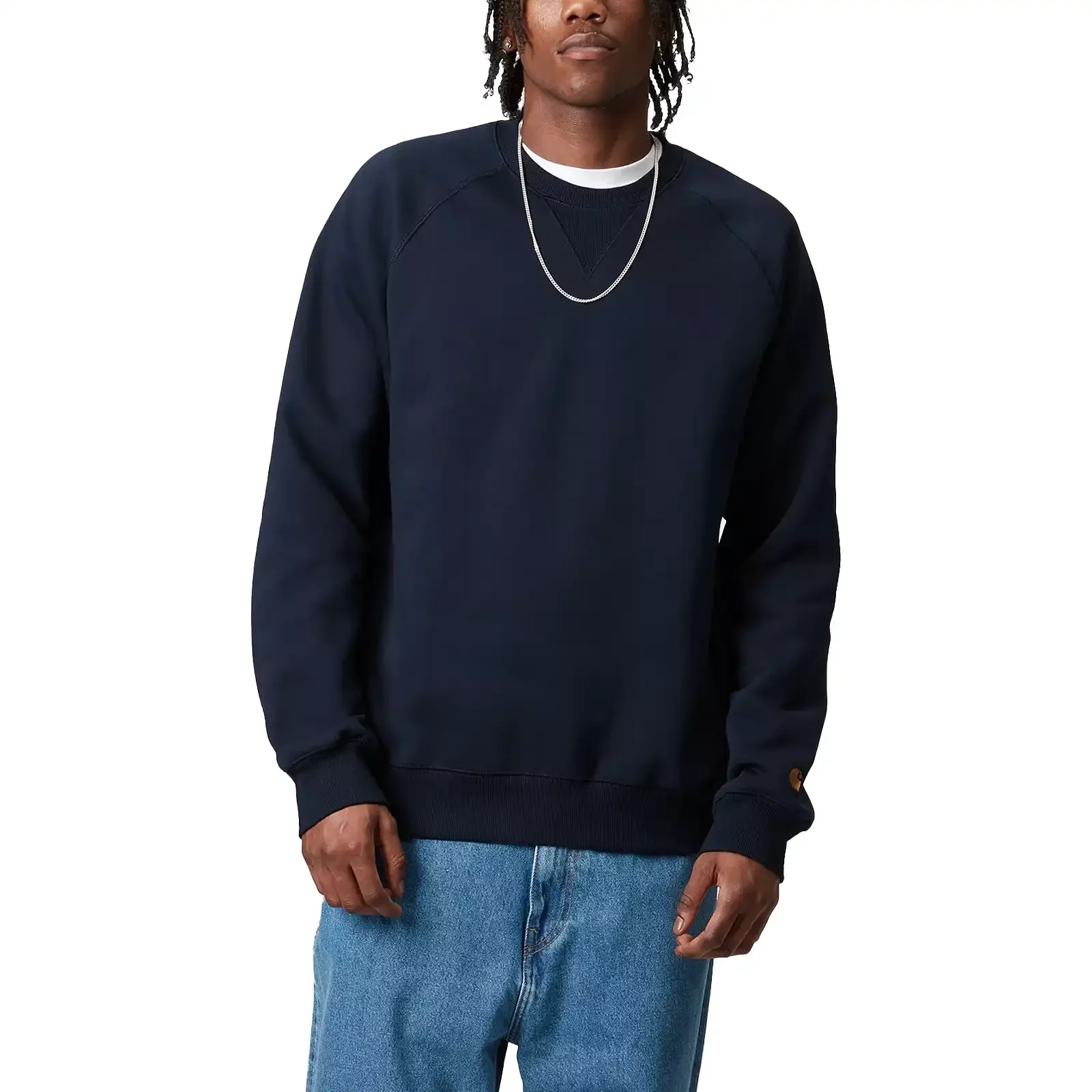 CARHARTT WIP| (Chase Sweatshirt (I033660 2MZXX)) Sweatshirts Carhartt WIP Chase Sweatshirt 'Mizar Gold