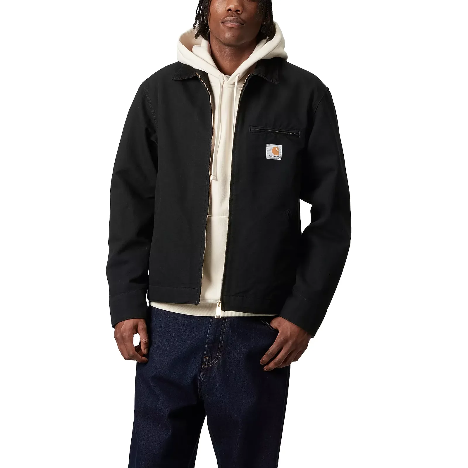 Carhartt WIP DETROIT JACKET (Black) Sサイズ Kurtki Carhartt WIP Detroit Jacket 'Black' (I033112-00E02) | WSS