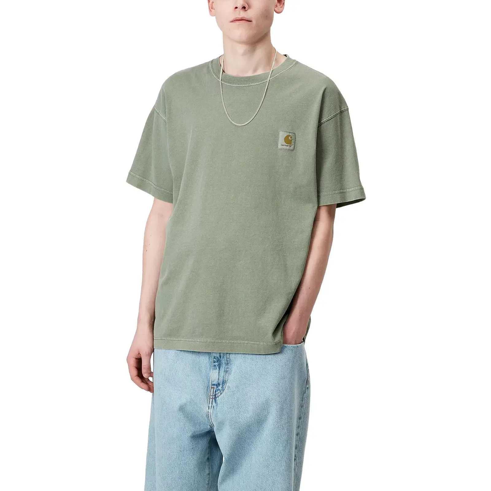 Tシャツ・カットソー Carhartt SS25 'Nelson' T-shirt (I029949 1YFGD) Carhartt WIP Nelson T-Shirt | Graphite – Page Nelson T-Shirt