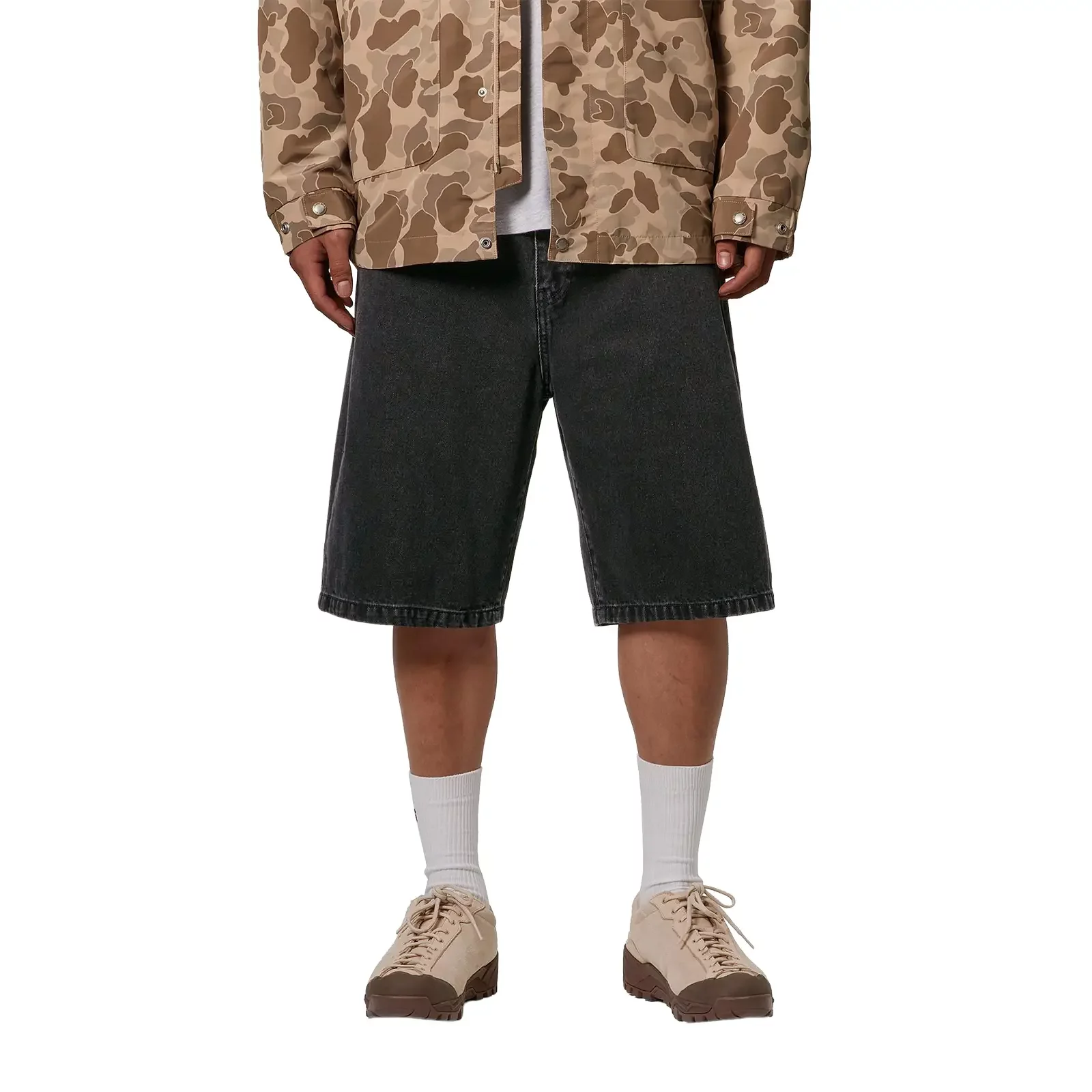 Shorts Carhartt WIP Landon Short 'Black Heavy Stone Wash
