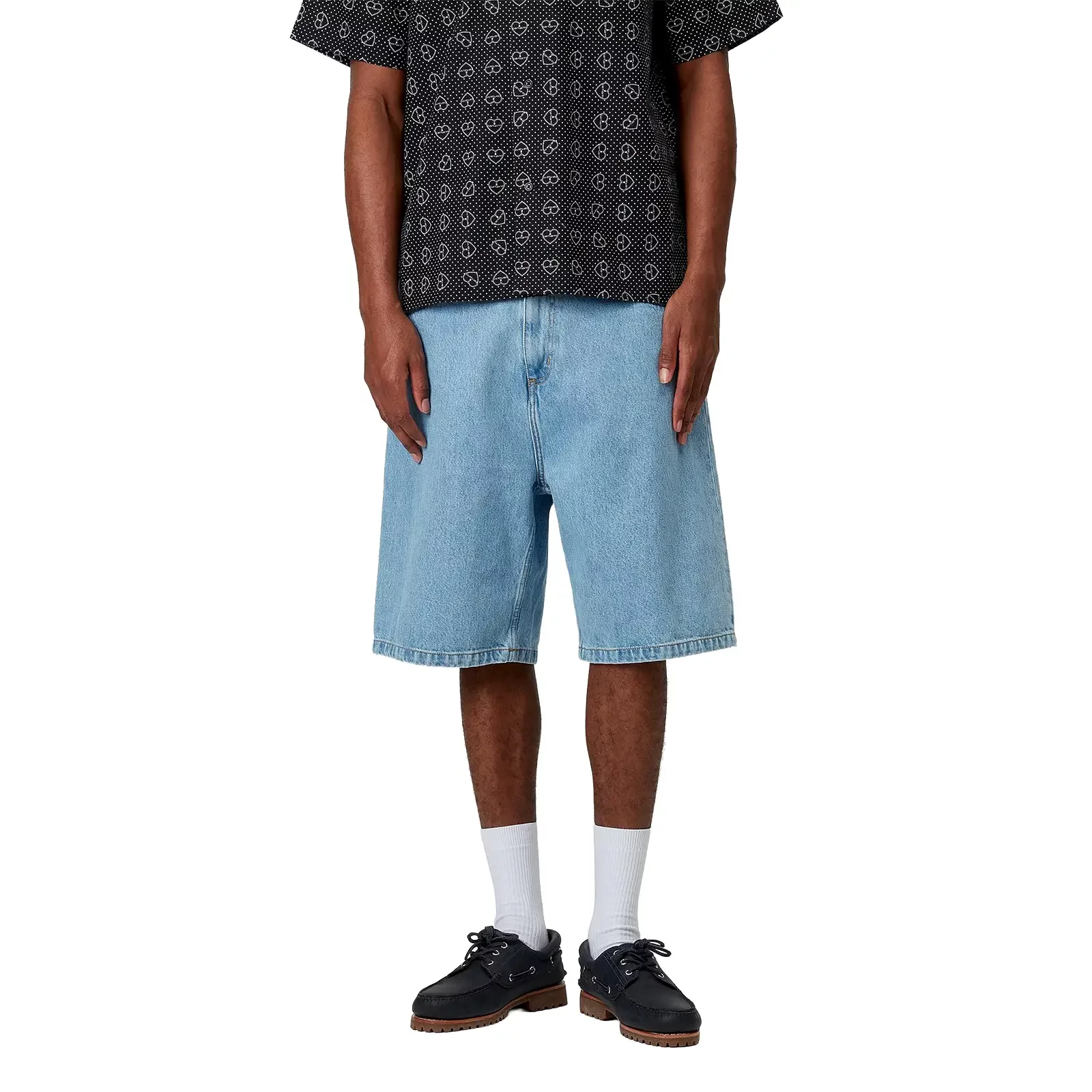 【関送無料】 Carhartt Brandon Smith denim shorts ロゴ デニム Shop Carhartt WIP Brandon Smith Denim Shorts (blue stone