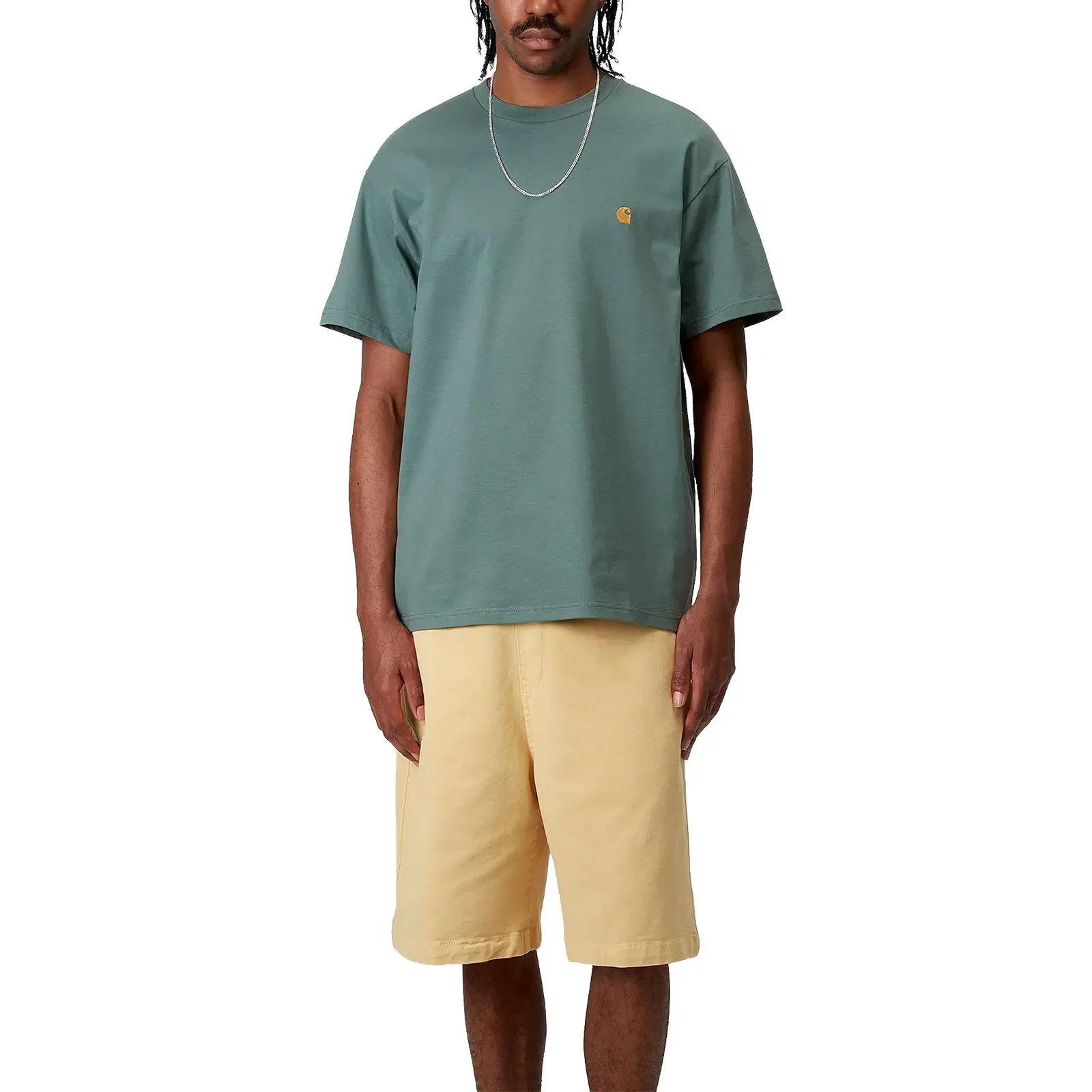 T-shirts Carhartt WIP Chase T-Shirt 'Silver Pine Gold