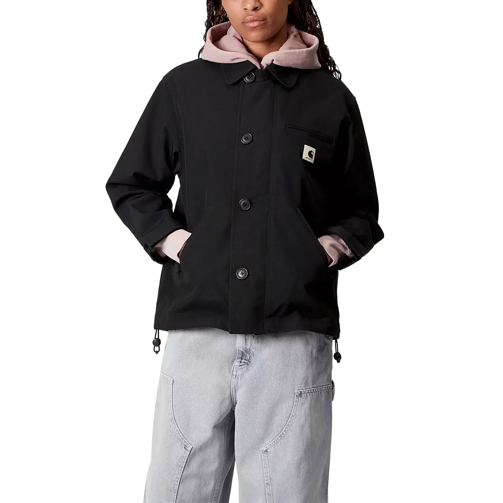 ジャケット Carhartt WIP Barnett black jacket Jackets Carhartt WIP Barnett Jacket W 'Black' (I035148-89XX