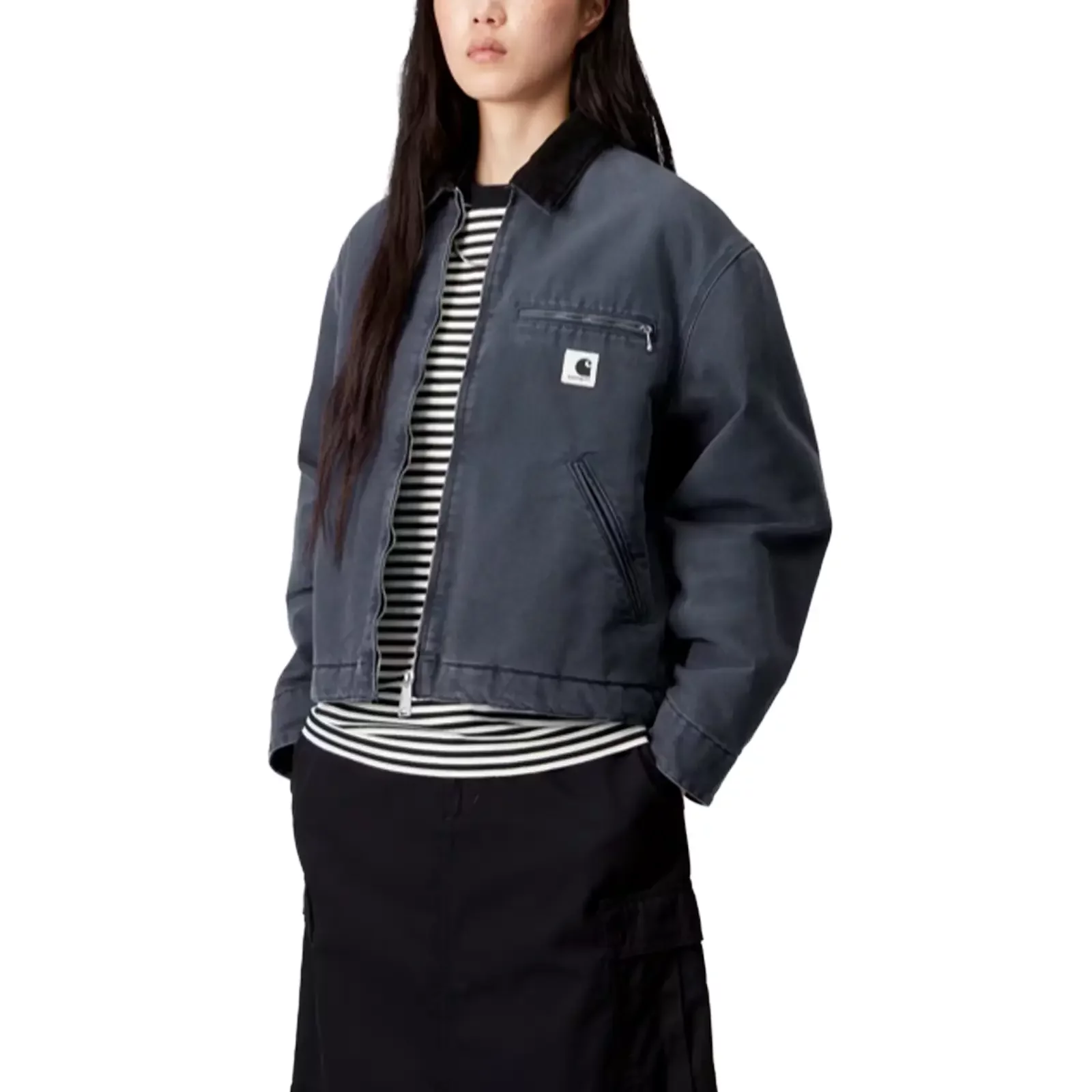 kotaro様 CARHARTT WIP OG Detroit Jacket Kurtki Carhartt WIP OG Detroit Jacket W 'Dark Navy Black