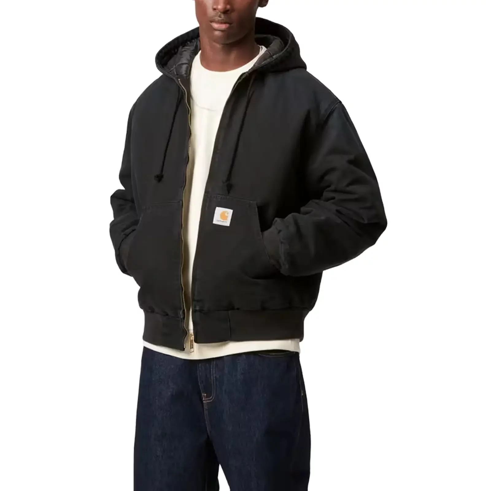 ジャケット・アウター Carhartt active jacket black 80s 90s CARHARTT - Active Jacket native pattern black