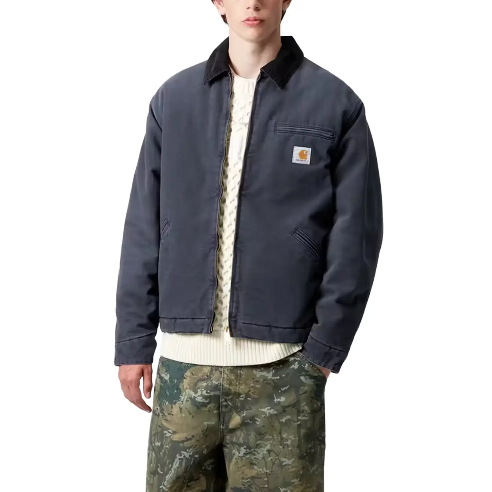 ✨極美品✨ Carhartt WIP OG DETROIT JACKET S Carhartt WIP OG Detroit Jacket 新貨發售⚡ . Colour: Graphite