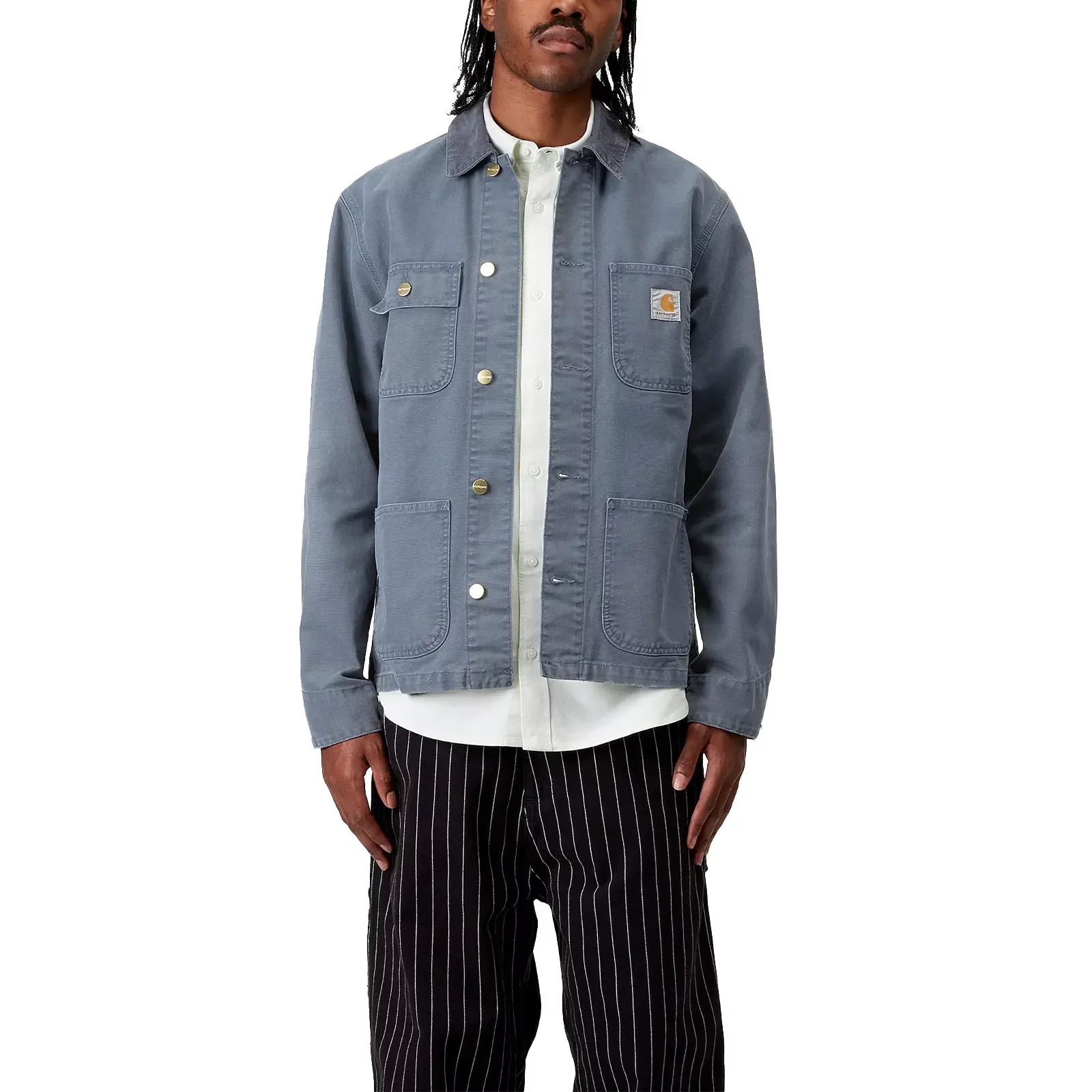 ジャケット・アウター Carhartt WIP MICHIGAN COAT - Dusky Blue Carhartt WIP - Michigan Coat (Spring) in Dusky Blue