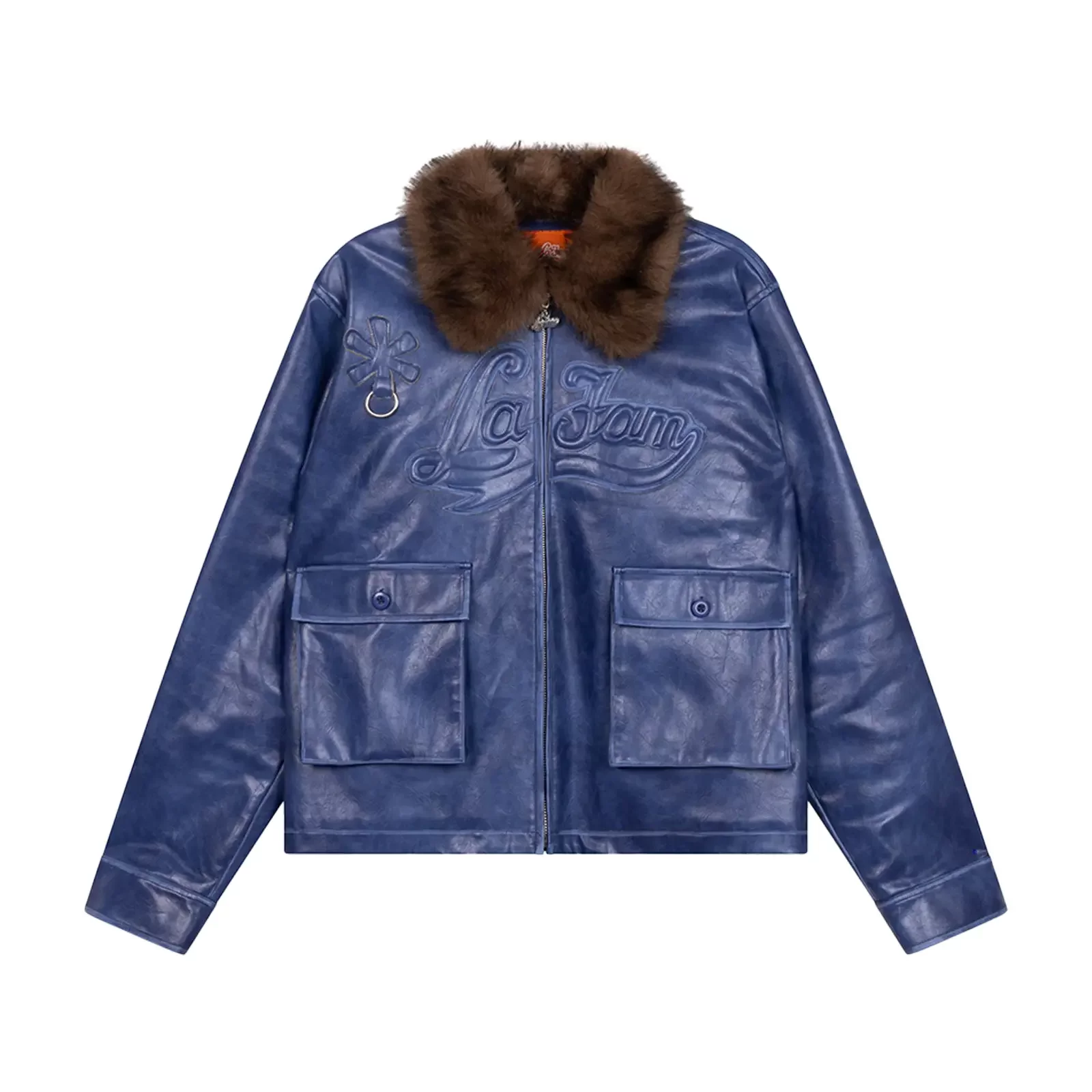 ジャケット・アウター La Fam DISTRESSED JACKET BROWN DISTRESSED JACKET – La Fam