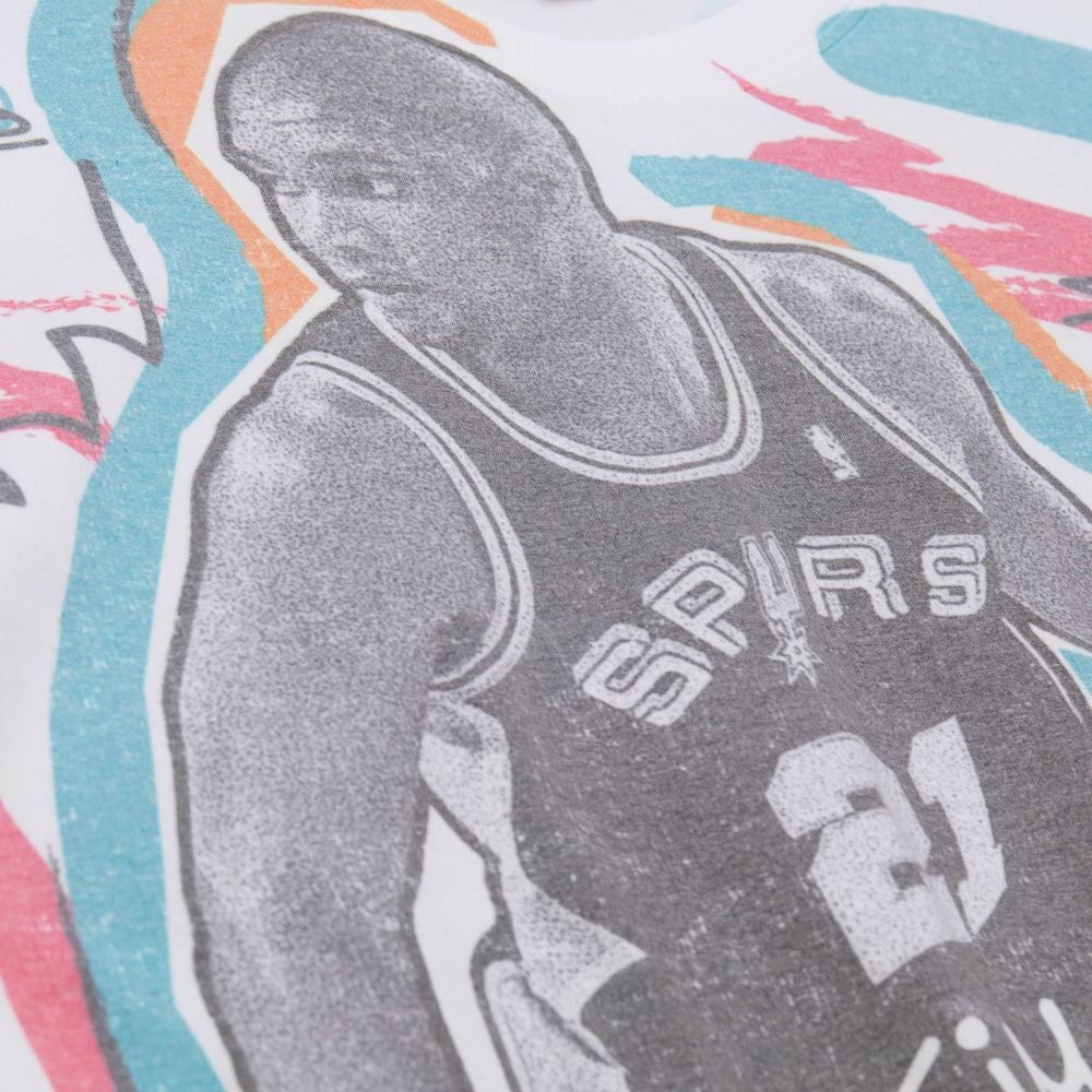 MITCHELL&NESS NBA SHOWSTOPPER SS PLAYER TEE VINTAGE LOGO ALL