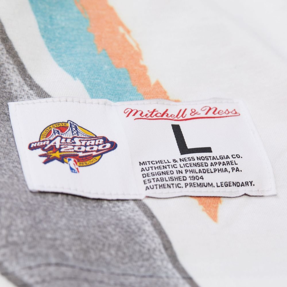 MITCHELL&NESS NBA SHOWSTOPPER SS PLAYER TEE VINTAGE LOGO ALL