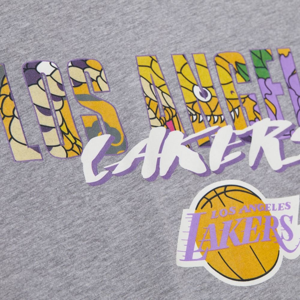 Mitchell&Ness NBA Asian Heritage Los Angeles Lakers Gray T