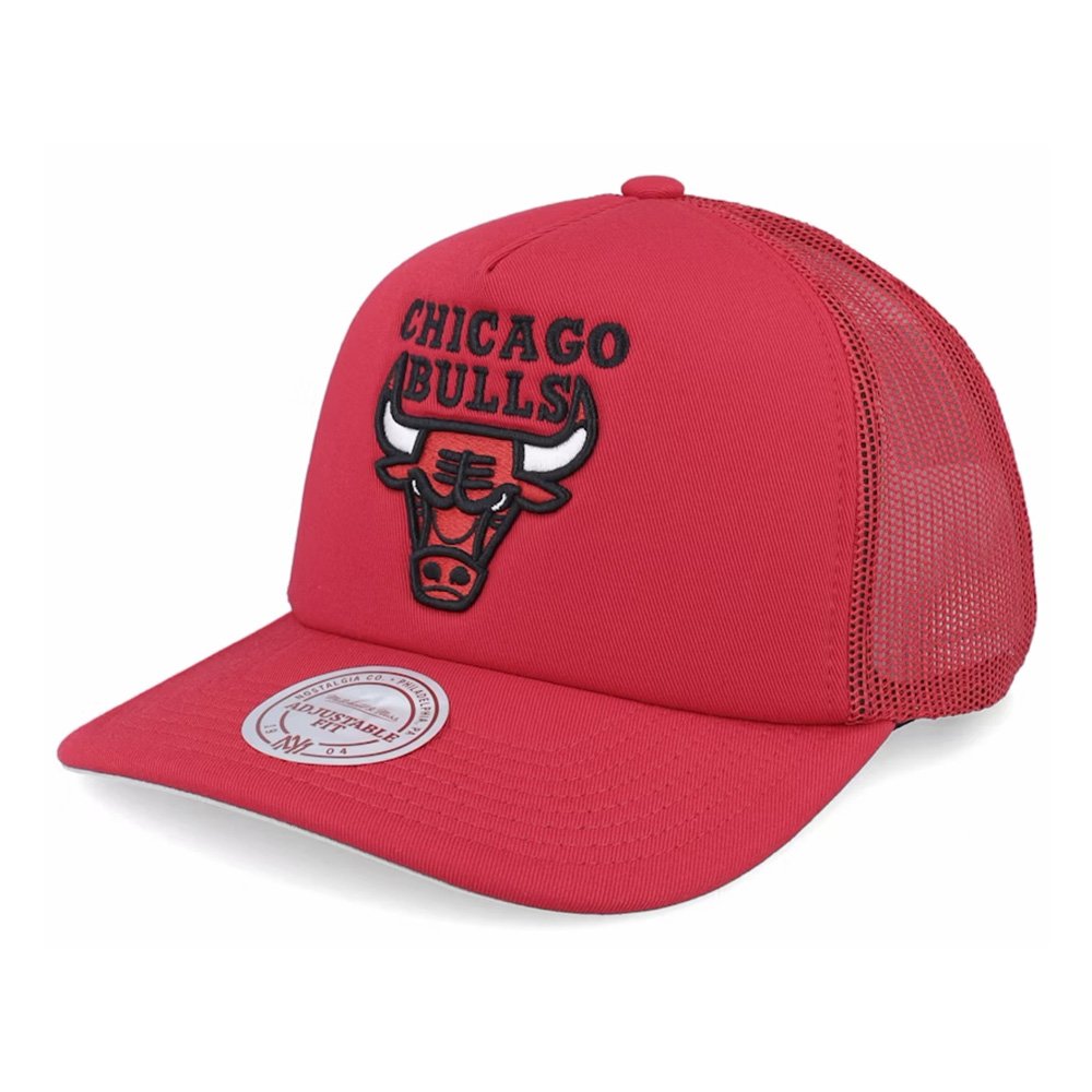 Mitchell&Ness NBA Evergreen Trucker Chicago Bulls Red Cap