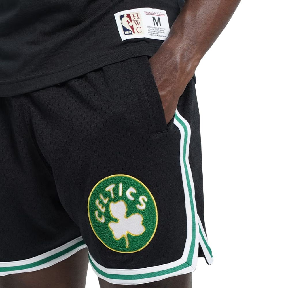 Spodenki Mitchell&Ness NBA Logo Over Game Day Boston