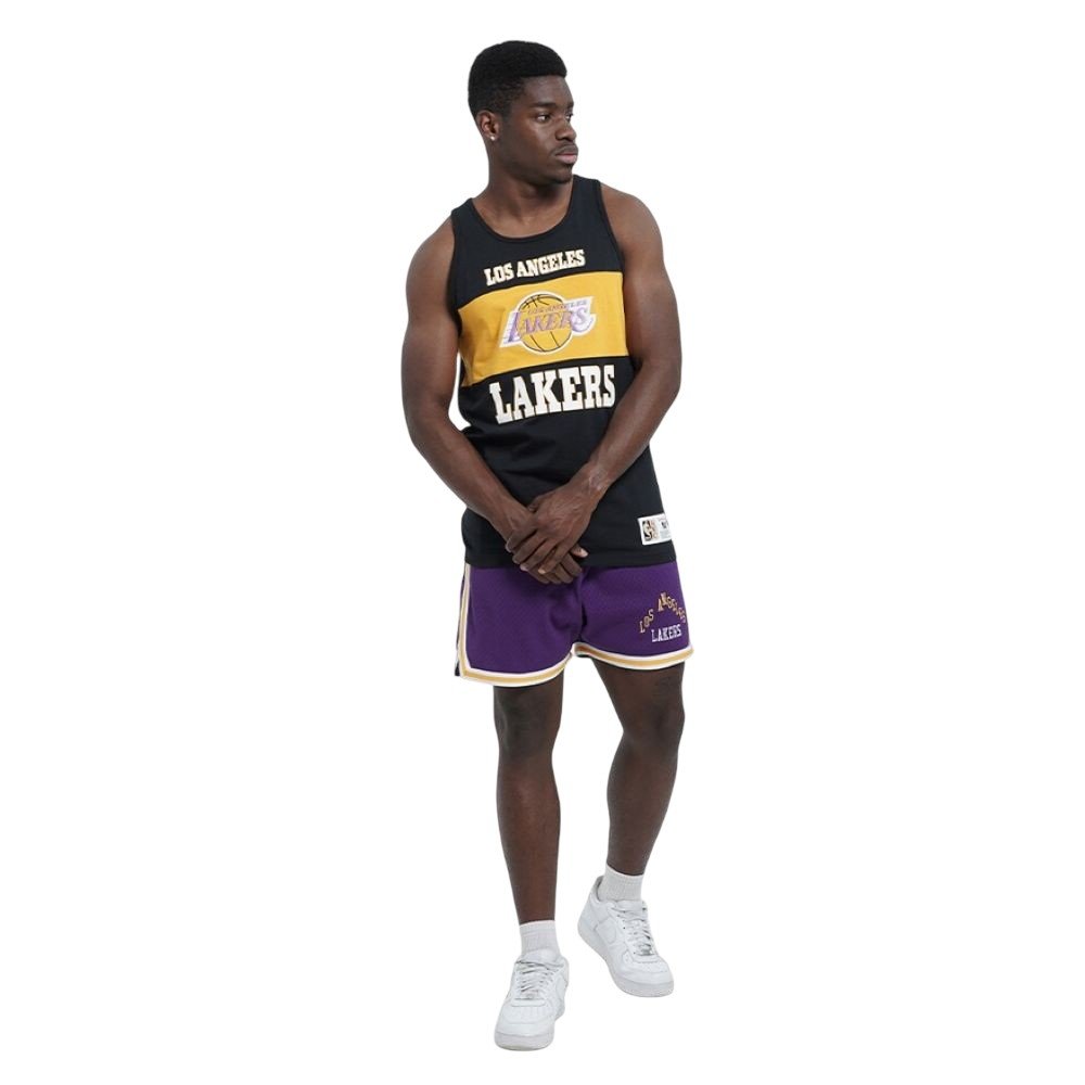 Mitchell&Ness NBA Logo Over Game Day Los Angeles Lakers