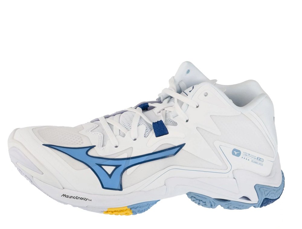Mizuno Wave Lightning Z8 Mid White Shoes [V1GA240597