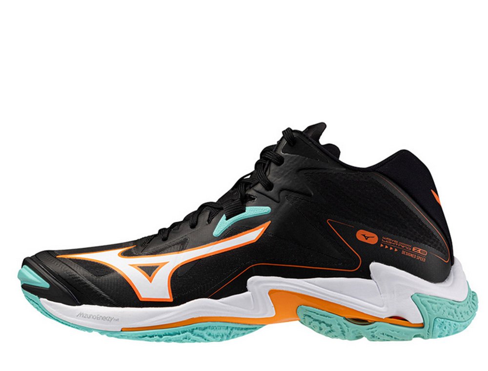 Buty Mizuno Wave Lightning Z8 Mid Czarne [V1GA240507