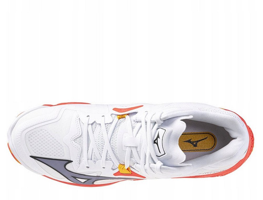 井山 WAVE LIGHTNING Z8 MID - Biały | Buty do siatkówki | Mizuno
