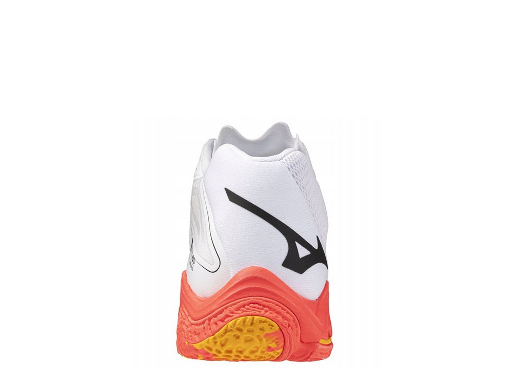 Mizuno Wave Lightning Z8 Mid White Shoes [V1GA240598