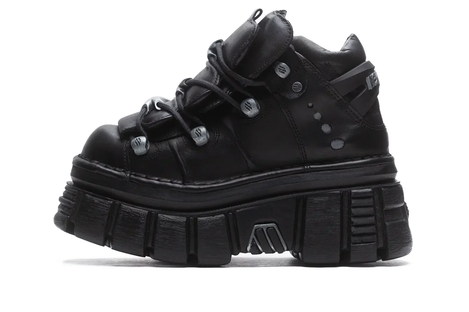 Boots New Rock Tower Negro Lateral W 'Itali Negro Nomada