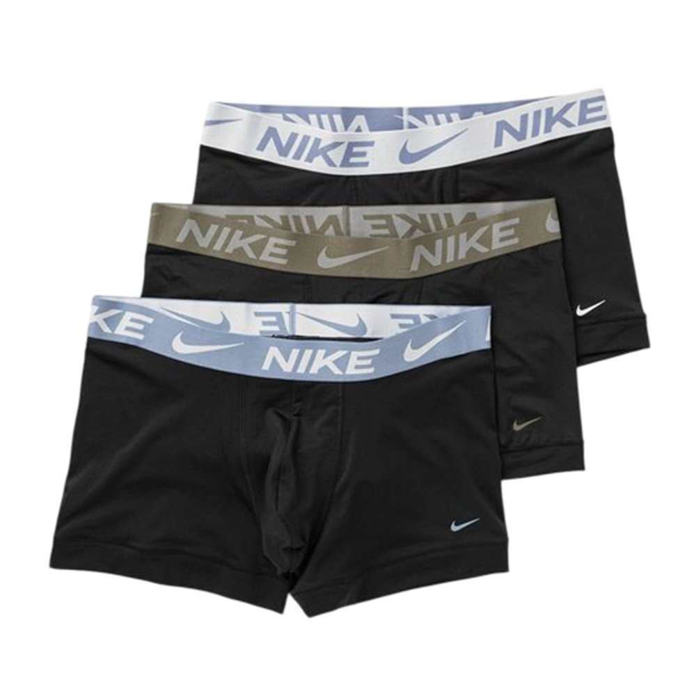Underwear Nike Trunk 3pk 'Black Blue Grey' (0000KE1156EWQ) | WSS