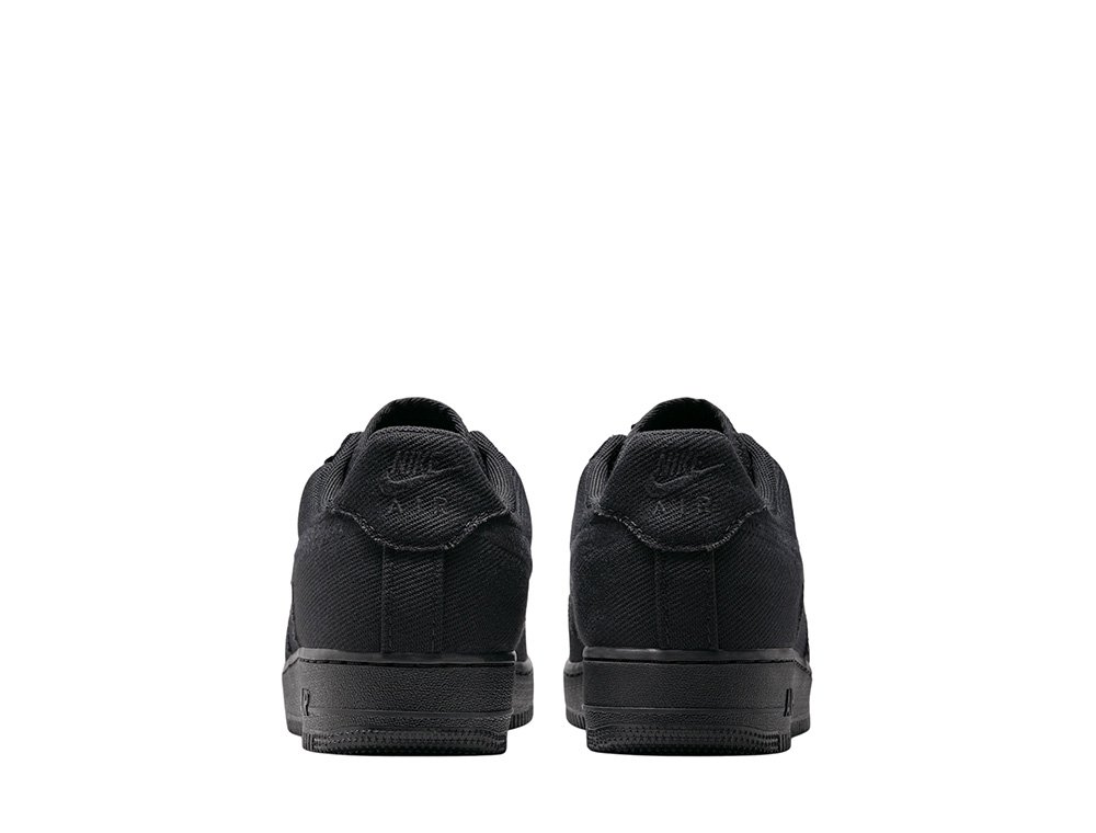 Nike Air Force 1 Low Canvas Shoes Black [HV1204-002