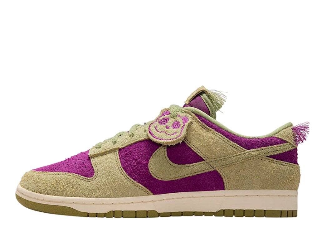 Buty Nike Dunk Low Retro SE Zielono-Fioletowe [IB2990-500