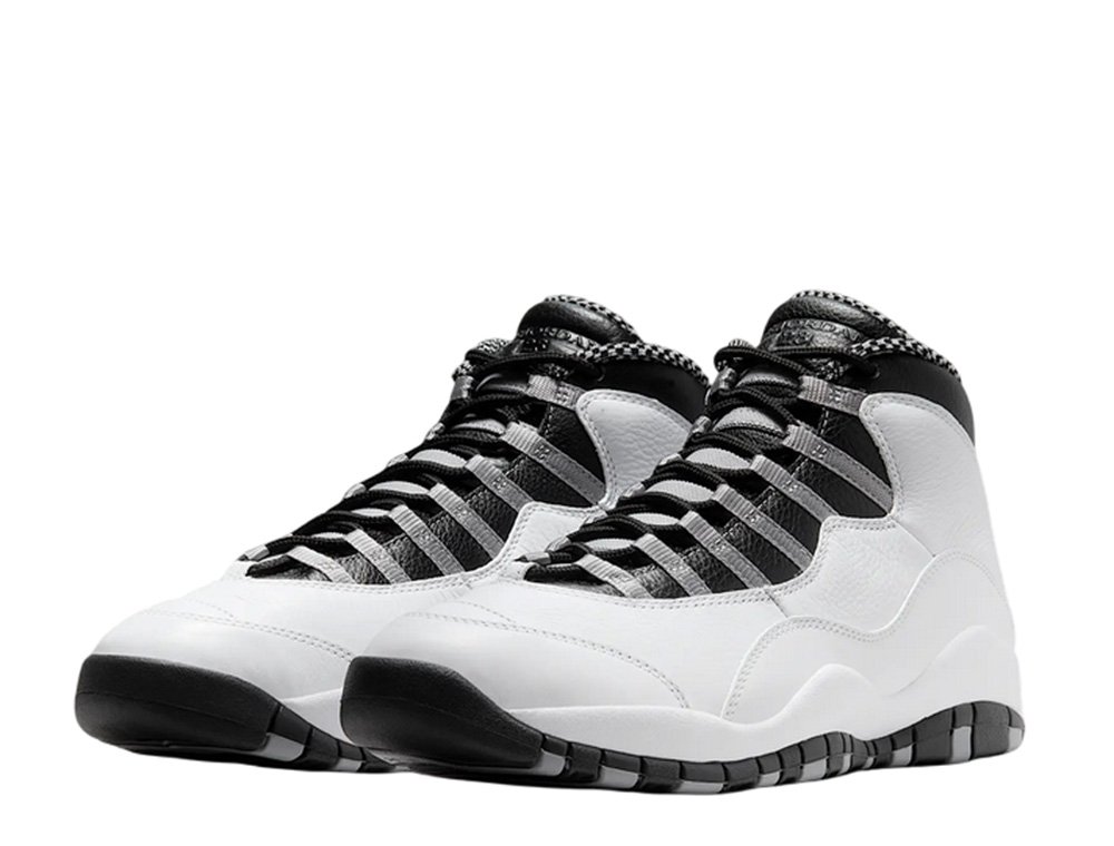 Air Jordan 10 Retro 'Light Steel Grey' White/Light Steel