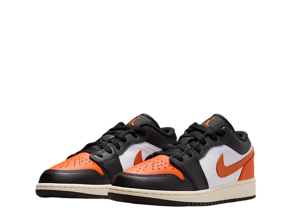 Air Jordan 1 Low (GS) Black/Orange [553560-081] - skstore.eu