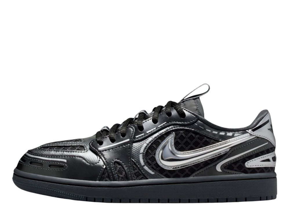 Air Jordan Low Metodă de fabricare a pantofilor negri [HQ2186 - Main Image