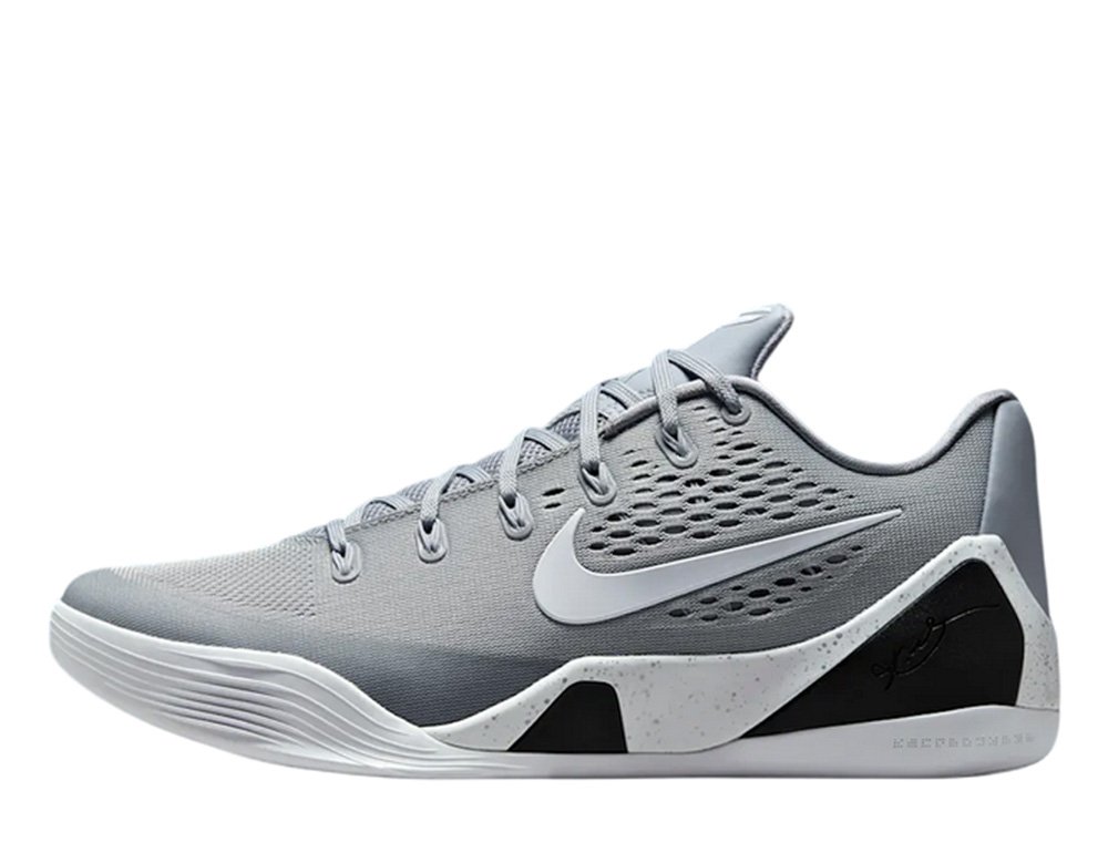 Nike Kobe IX Elite Low EM Protro Wolf Grey/White/White shoes