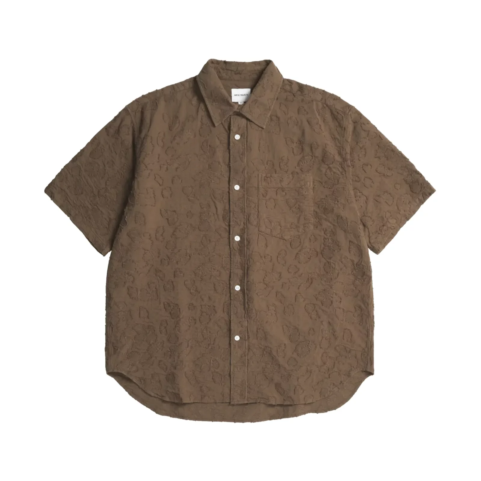 Tシャツ・カットソー Norse Projects Mo Oversized Fil Coupe SS Shirt Norse Projects shirt Mo Oversized Fil Coupe SS Shirt brown