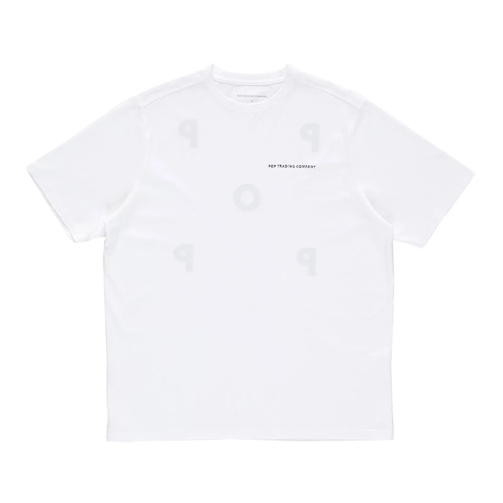 Tシャツ・カットソー Pop Trading Company INSIDE LOGO TEE (POPSS2502028 WHITE) Koszulki Pop Trading Company Sportif Inside Logo T-Shirt