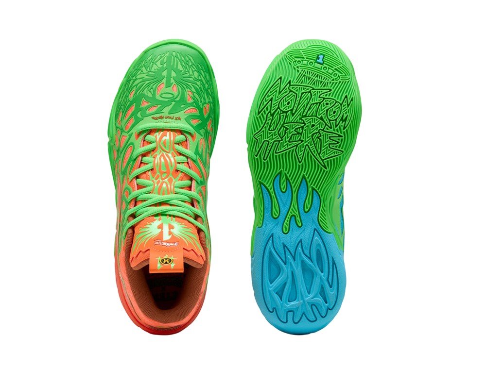 mii Buty Puma MB.04 LM Hoops × TMNT Fluro Green Pes-PUMA Green
