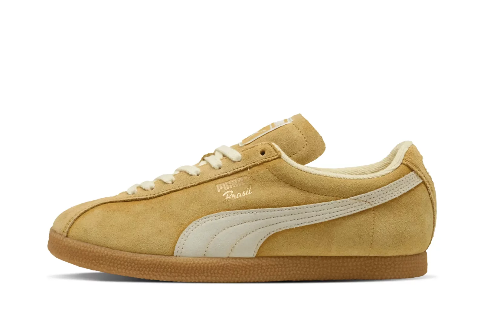★PUMA★ Brazil Never One V Gold Cream Vanilla 40164301 Sneakers Puma Brasil NeverWorn V 'Archive Gold Cream