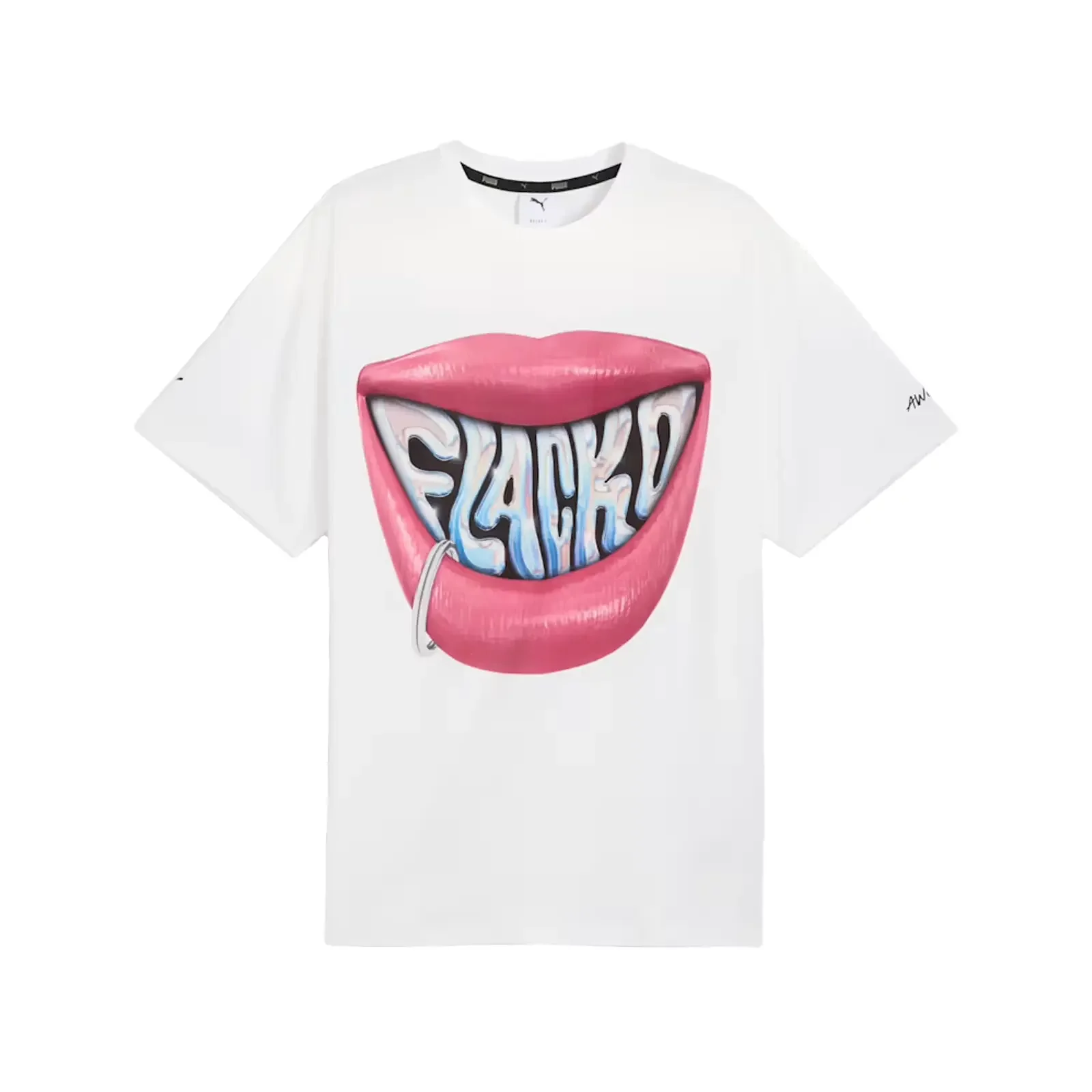 T-shirts Puma x A$AP Rocky Flacko Smile Tee 'White T-shirts Puma x A$AP Rocky Flacko Smile Tee 'White