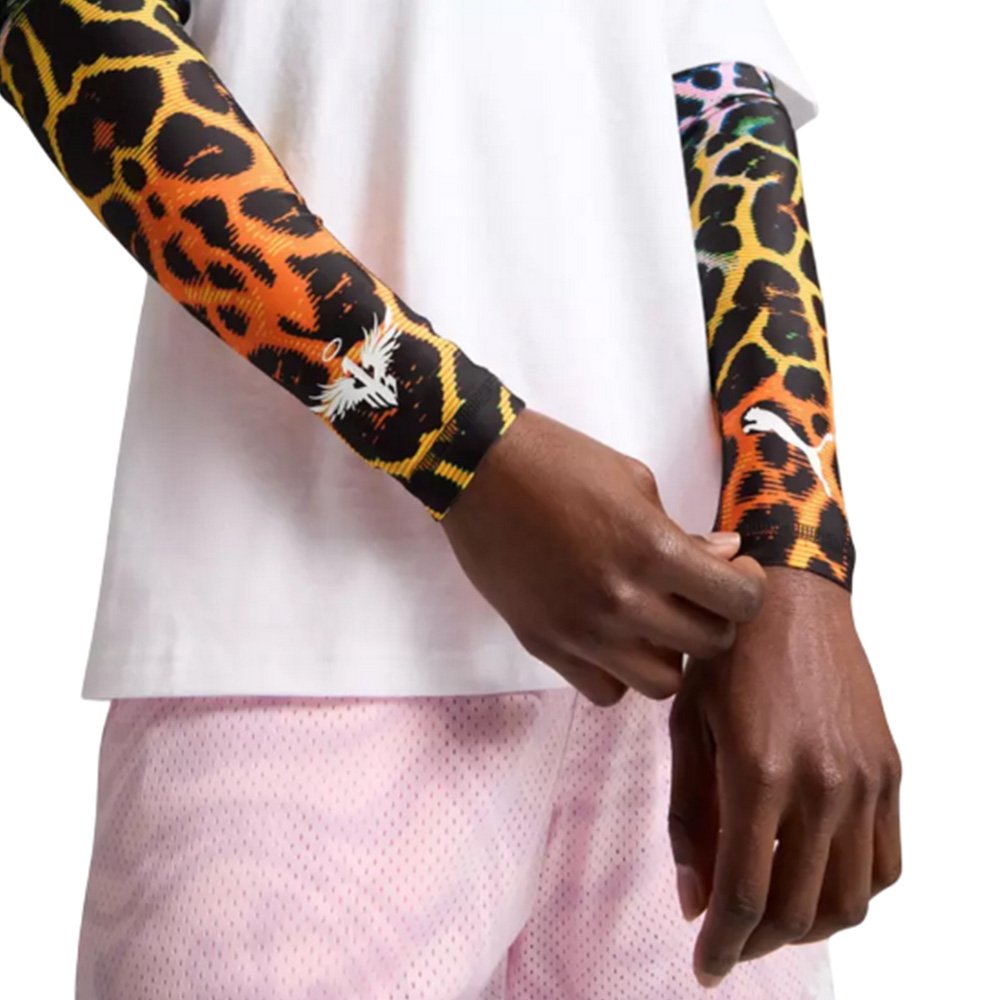Puma Melo Alien Skins Arm Sleeves 'Black AOP' Multicolor