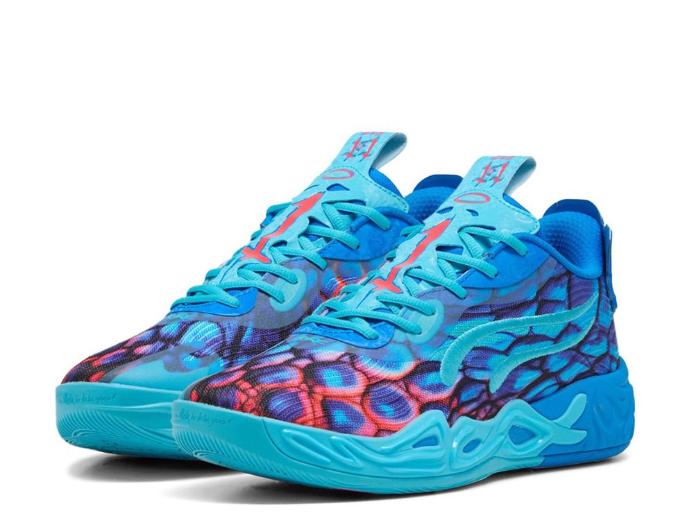 Puma MB.04 Low “Alien Skins” Ultra Blue/Luminous Pink-Green
