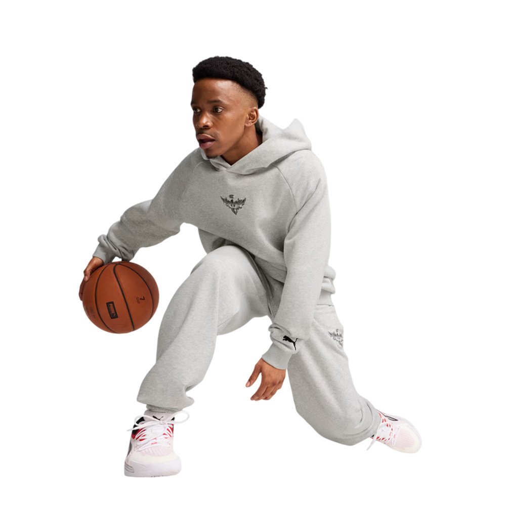 Puma Melo Alwayz On 1 Basketball Sweatshirt Gray [63075202