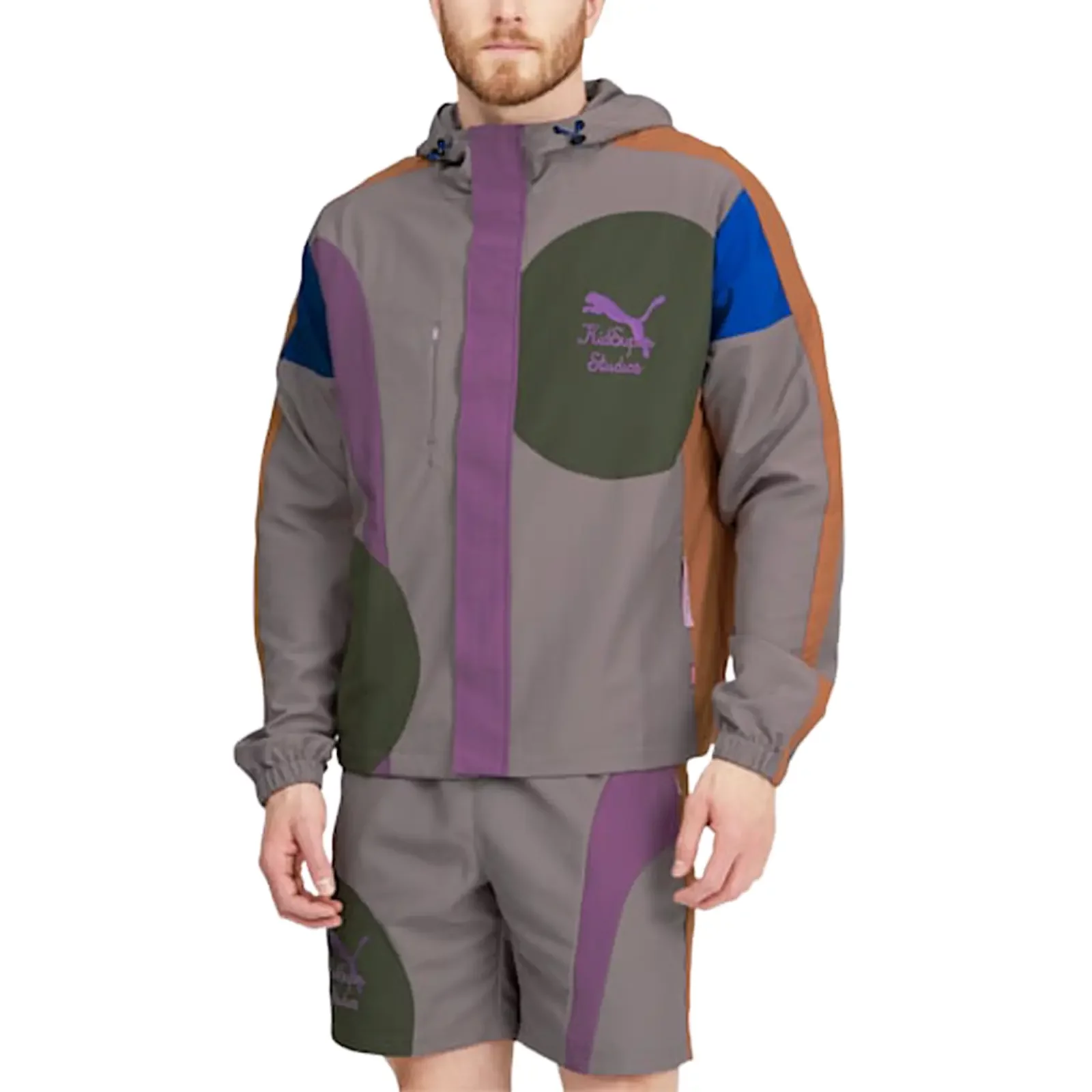 ジャケット・アウター mistreass Bicolor Compact Stadium Jacket Bicolor Compact Stadium Jacket - MISTREASS
