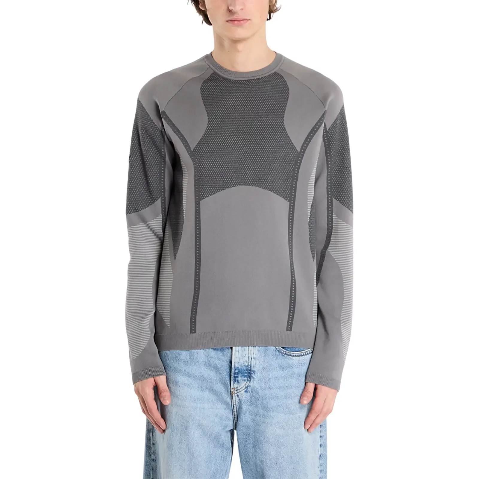 Puma x San San Gear Knit LS Sweatshirt 'Cool Mid Gray' (63254908