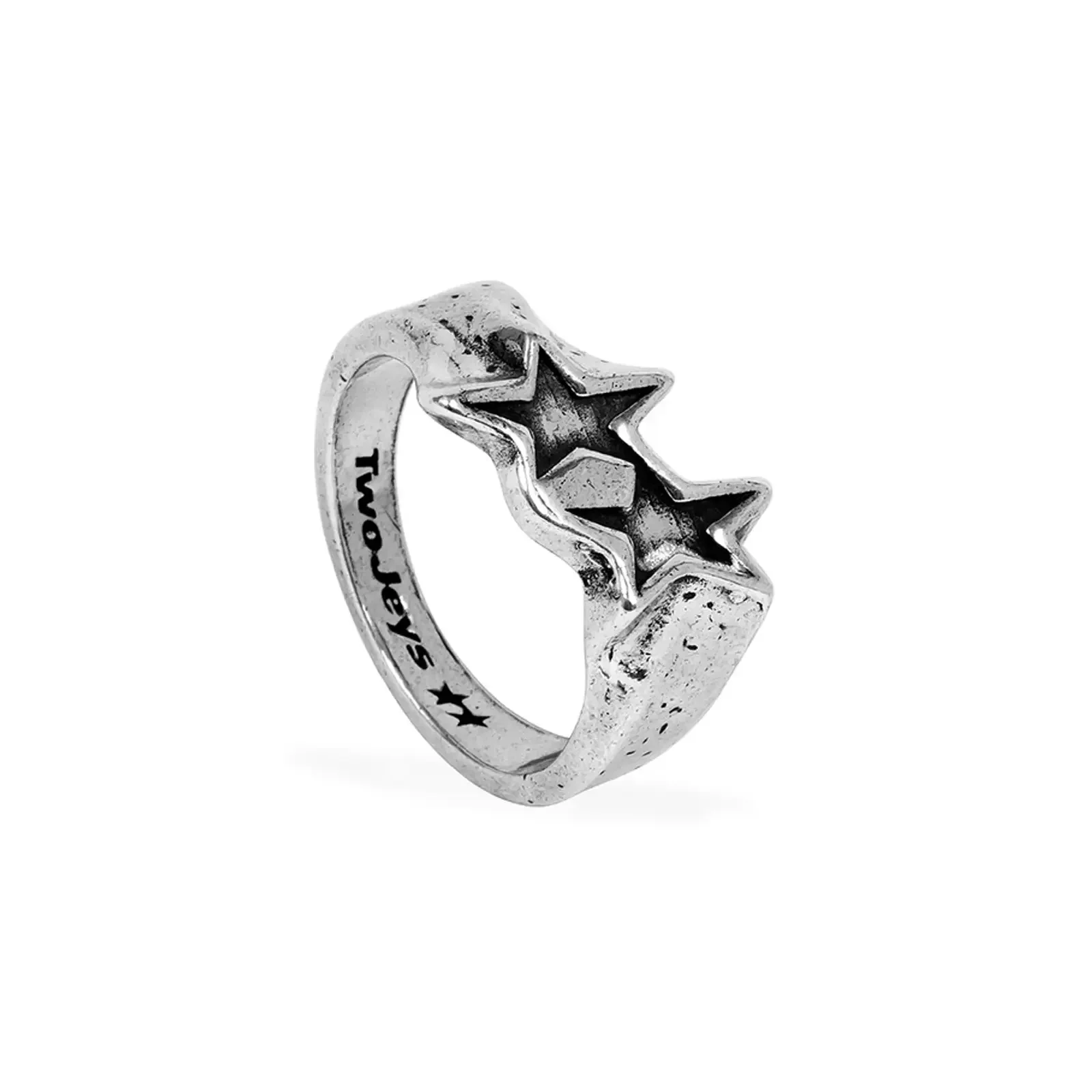 Another Twojeys Tilted Icon Ring 'Silver' (215201001) | WSS